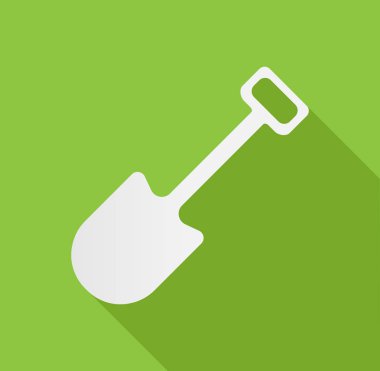 Bahçe araç simgesi, renkli vektör illüstrasyon