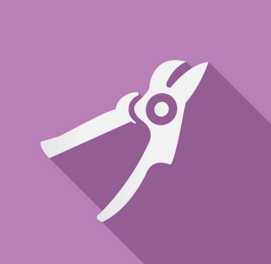 Bahçe araç simgesi, renkli vektör illüstrasyon