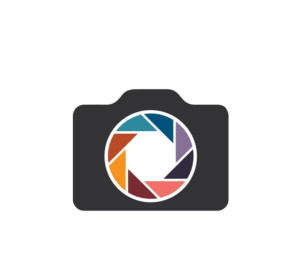 Camera Lens Icon Vector Illustration — Stock Vector