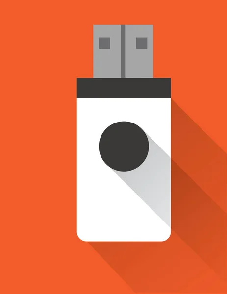 Icono Vector Colorido Unidad Flash Usb — Archivo Imágenes Vectoriales