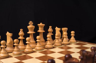 Satranç Tahtasındaki TaşlarıN Yakın Görünümü.