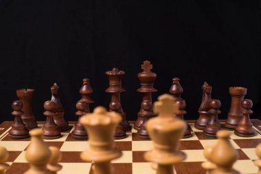 Satranç Tahtasındaki TaşlarıN Yakın Görünümü.