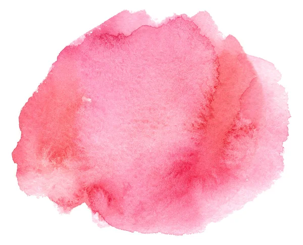 Abstraktes rosa Aquarell Hintergrund. Wasserfarbenspritzer — Stockfoto