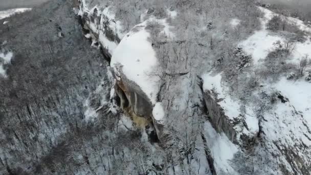 Veduta Aerea Montagne Foreste Campi Crimea Sparatoria Drone Aree Naturali — Video Stock