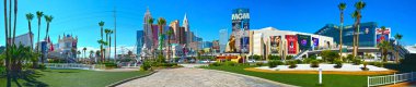 Las Vegas Nv, Abd 09-15-14 Las Vegas şehrinin panoramik görünümü, Nevada eyaletinin en kalabalık şehir, ve Clark County ilçe merkezi