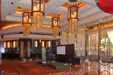 Red Rock Casino Resort & Spa, Las Vegas Nv, Abd. 27 Eylül 2018. Bu lüks tesis, Red Rock Canyon Ulusal Rekreasyon alanına 3 km, Las Vegas Strip'e 25 km uzaklıktadır..