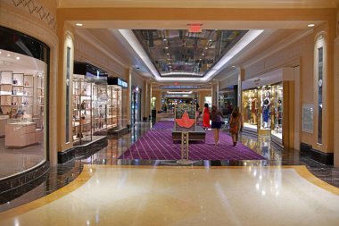 Las Vegas Nv, Abd 9-30-18 Palazzo lüks bir klasik İtalyan otel, seçkin Butikler tarafından rafine ve Venedik Resort-Hotel-Casino içeren lüks bir kompleksin bir parçasıdır