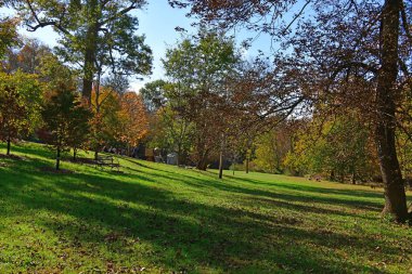 Louisville Ky, Abd 11-3-18: Seneca Park Güz. Park Seneca Gardens mahallede bulunan ve yılda 500.000 ziyaretçi alır, şehrin en popüler belediye parkı