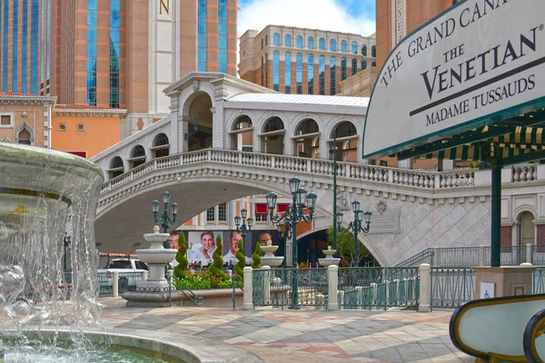 Las Vegas Usa Venetian Resort Part Italian Themed Casino Complex — Stock Photo, Image