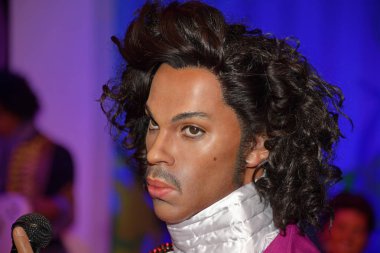 Prens Rogers Nelson Madame Tussauds Las Vegas Nv, Usa 09-30-18, Amerikalı şarkıcı, söz yazarı, müzisyen, müzik yapımcısı, dansçı ve aktör..