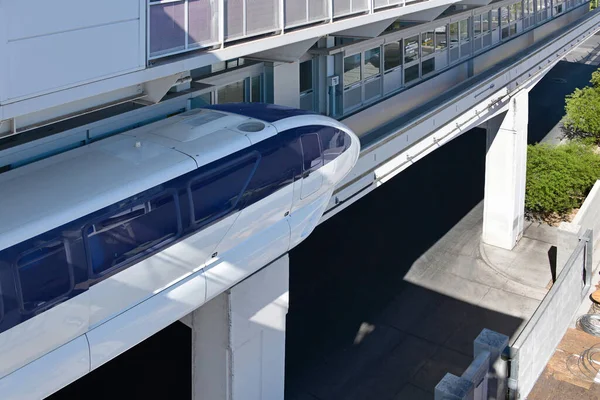 Flamingo & Caesars Palace Monorail İstasyonu. Las Vegas NV, ABD 09-30-2018.