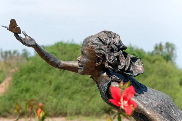 Louisville Estados Unidos Capriccio Una Escultura Pública Bronce Del Artista — Foto de Stock