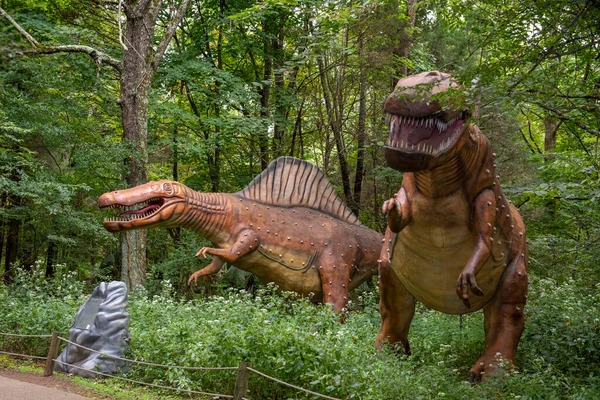 케이브 켄터키 Usa Cave City Kentucky Usa Dinosaur World 크기의 — 스톡 사진