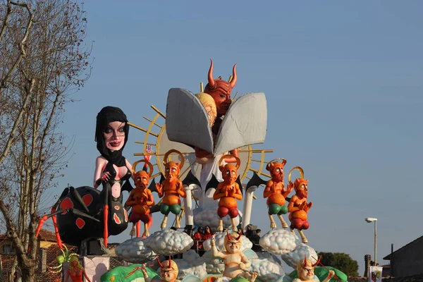 Carnaval Fano Italia — Foto de Stock