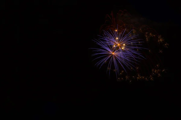 Fuegos Artificiales Para Eventos Celebraciones — Foto de Stock