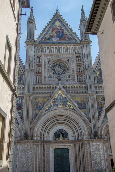 Kathedraal Duomo Van Orvieto Umbrië Italië — Stockfoto