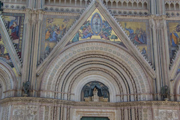 Katedralen Duomo Orvieto Umbrien Italien — Stockfoto