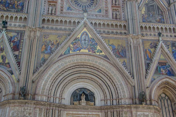 Katedralen Duomo Orvieto Umbrien Italien — Stockfoto