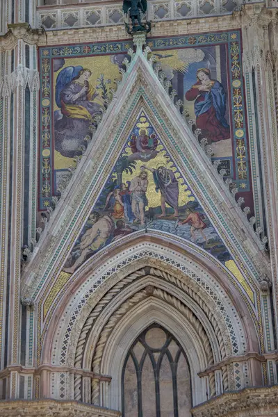 Bir Orvieto Katedral Duomo Umbria Talya — Stok fotoğraf