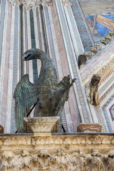 Catedral Duomo Orvieto Umbria Itália — Fotografia de Stock