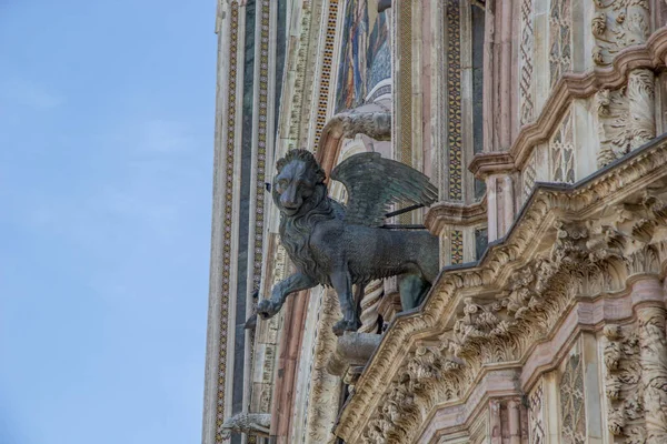 Katedrála Duomo Orvieto Umbrie Itálie — Stock fotografie