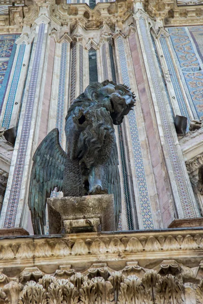 Bir Orvieto Katedral Duomo Umbria Talya — Stok fotoğraf