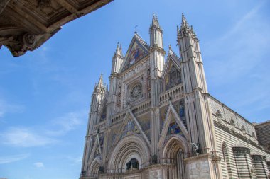 Bir Orvieto katedral Duomo. Umbria, İtalya