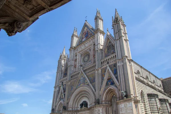 Καθεδρικός Ναός Duomo Της Orvieto Ούμπρια Ιταλία — Φωτογραφία Αρχείου