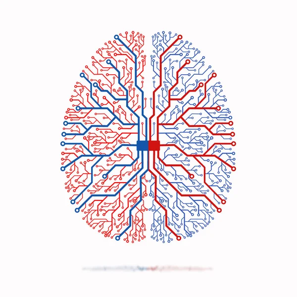 人工ニューラル ネットワーク回路 — ストック写真