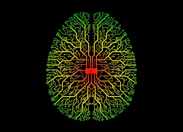 Kunstmatig Neuraal Netwerk Circuit — Stockfoto