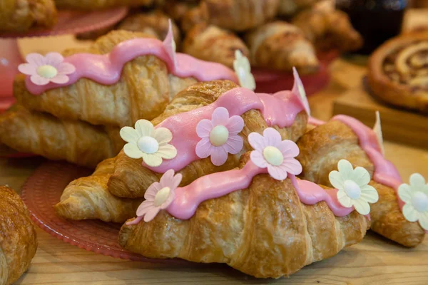 Display Italian Pastry Sweets — Stock Photo, Image