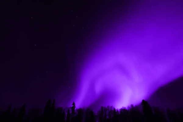 Polarlichter Vielen Farben — Stockfoto