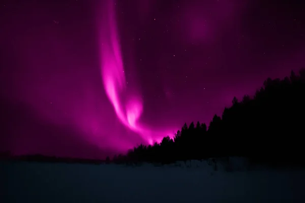 Aurora Borealis Nombreuses Couleurs — Photo