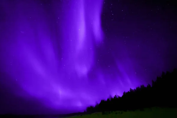 Aurora Borealis Van Vele Kleuren — Stockfoto