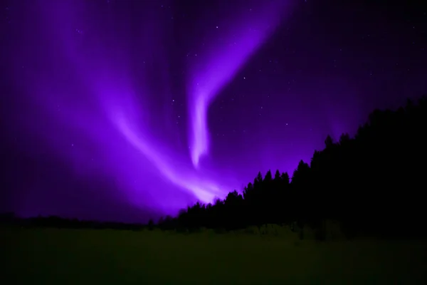 Polarlichter Vielen Farben — Stockfoto