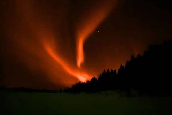 Aurora Boreal Muchos Colores —  Fotos de Stock