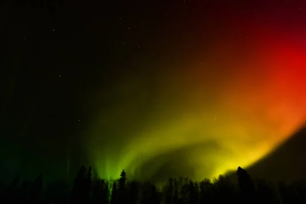 Polarlichter Vielen Farben — Stockfoto