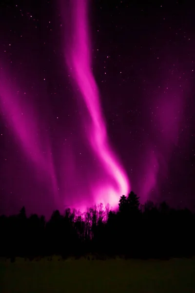 Polarlichter Vielen Farben — Stockfoto