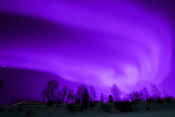 Polarlichter Vielen Farben — Stockfoto