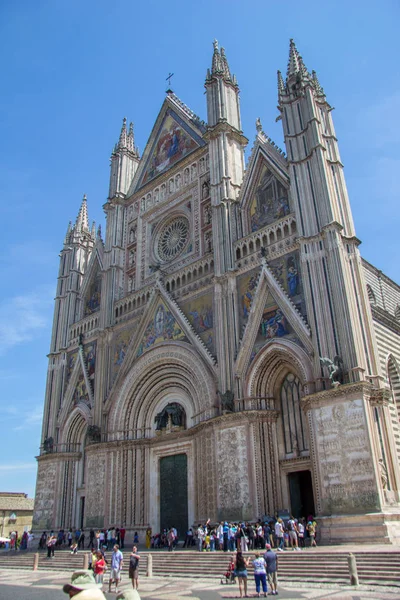 Detail Van Kathedraal Van Orvieto — Stockfoto