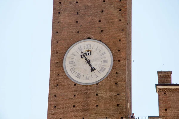 Piazza Del Campo Siena Italy — Stock Photo, Image