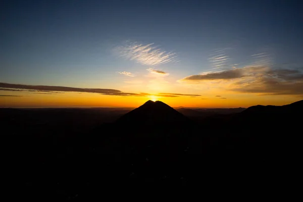 Monte Catria Morgengrauen — Stockfoto