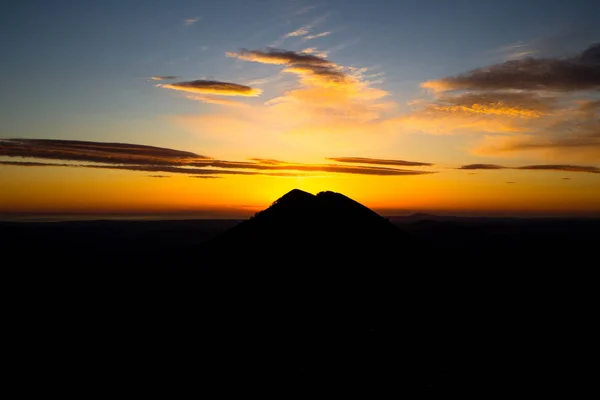 Monte Catria Amanecer — Foto de Stock