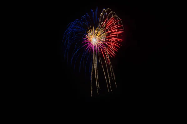 Fireworks Fano Sea Festival — Stock Photo, Image