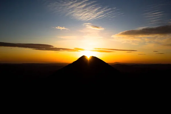 Catria Montaña Amanecer — Foto de Stock