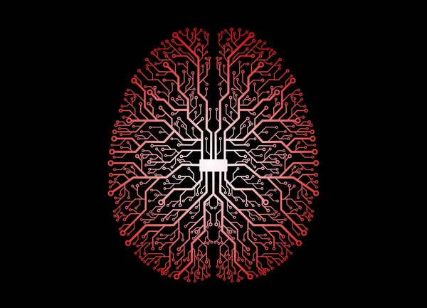 Artificial Neural Network Circuit — Stock Photo, Image