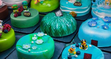 Tipik İtalyan pastane mutfağı.