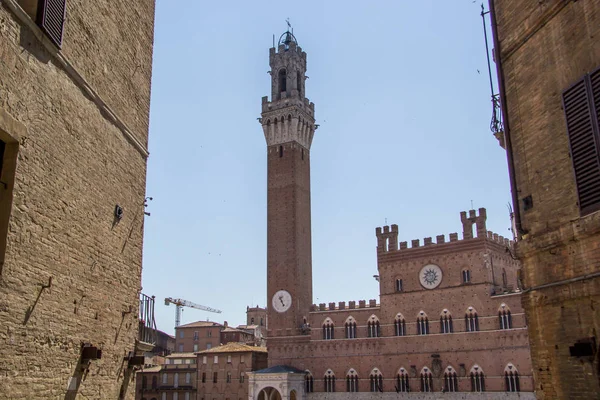 View City Siena Tuscany Italy — Stockfoto