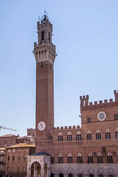 View City Siena Tuscany Italy — Stockfoto