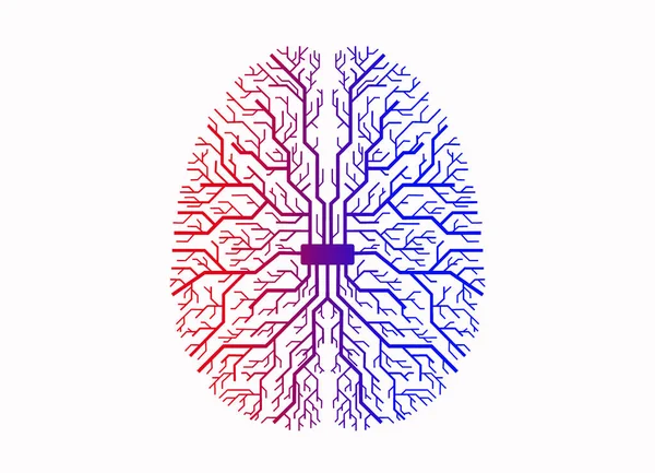 Cpu Rede Neural Artificial — Fotografia de Stock